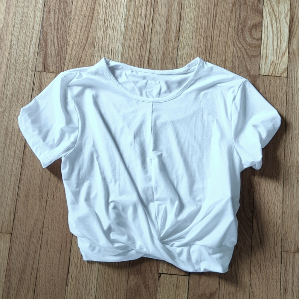 Under Armour white crop